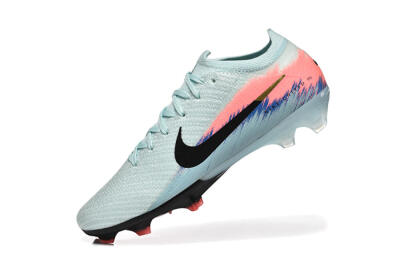 Men's Nike Air Zoom Mercurial Vapor 16 Elite FG Firm Ground Low-Tops Football Boots - Jade/Black/Pink