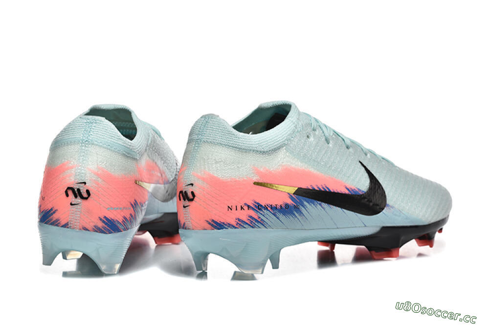 Men's Nike Air Zoom Mercurial Vapor 16 Elite FG Firm Ground Low-Tops Football Boots - Jade/Black/Pink 9