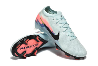 Men's Nike Air Zoom Mercurial Vapor 16 Elite FG Firm Ground Low-Tops Football Boots - Jade/Black/Pink