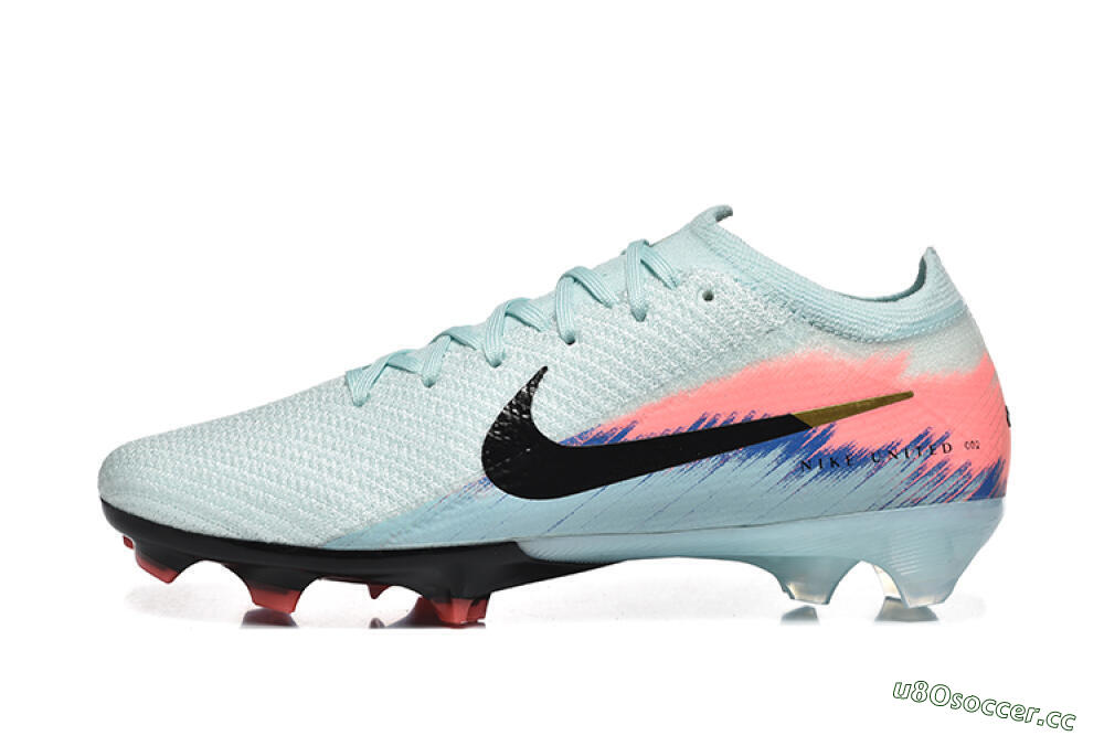 Men's Nike Air Zoom Mercurial Vapor 16 Elite FG Firm Ground Low-Tops Football Boots - Jade/Black/Pink 0