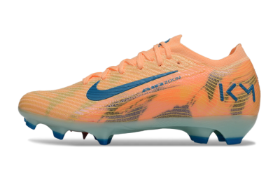 Unisex Nike Air Zoom Mercurial Vapor 16 Elite FG Firm Ground Low-Tops Football Boots - Pink/Blue/Yellow