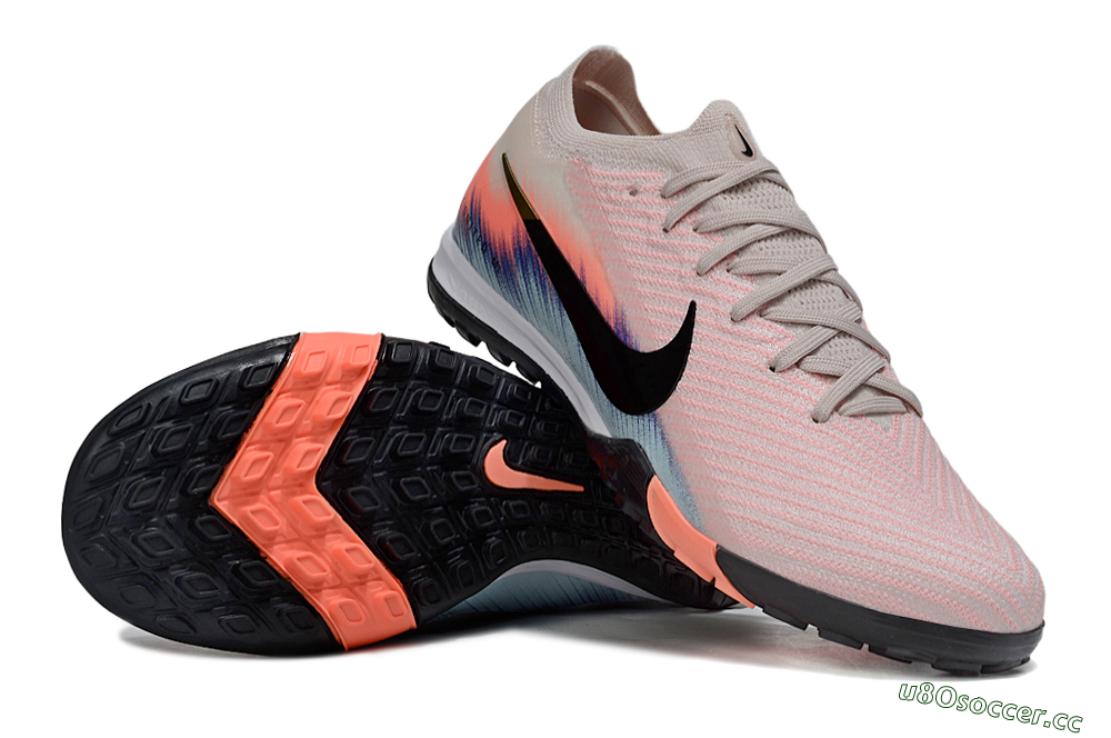 Unisex Nike Air Zoom Mercurial Vapor 16 Elite TF Artificial Turf Low-Tops Football Shoes - Pink/Black/Red 1