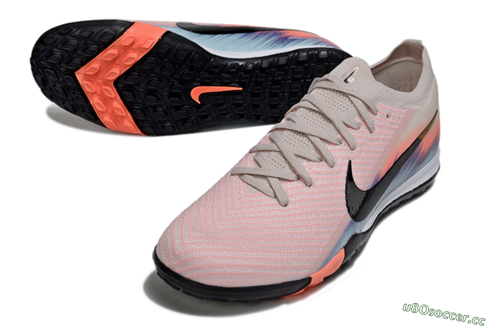 Unisex Nike Air Zoom Mercurial Vapor 16 Elite TF Artificial Turf Low-Tops Football Shoes - Pink/Black/Red 3