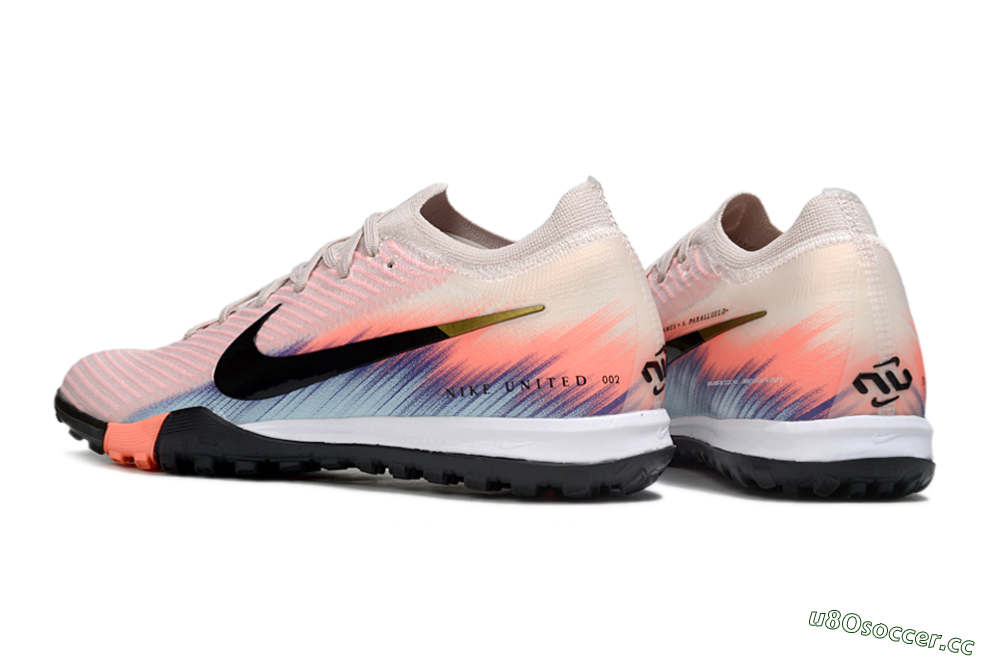 Unisex Nike Air Zoom Mercurial Vapor 16 Elite TF Artificial Turf Low-Tops Football Shoes - Pink/Black/Red 4
