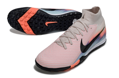 Unisex Nike Air Zoom Mercurial Superfly 10 Elite TF Artificial Turf High-Tops Football Shoes - Pink/Black/Gold