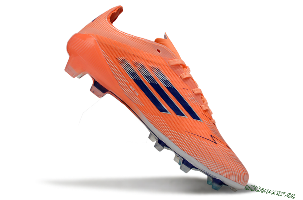 Unisex Adidas F50 Elite FG Firm Ground Low-Tops Football Boots - Red/Blue/Silver 5