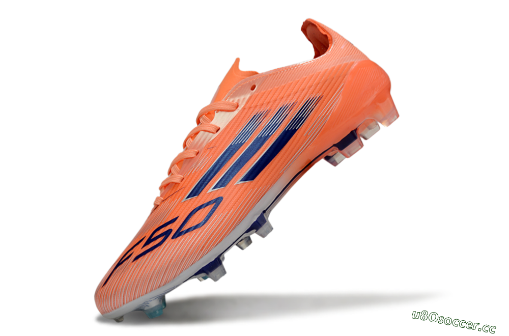 Unisex Adidas F50 Elite FG Firm Ground Low-Tops Football Boots - Red/Blue/Silver 6