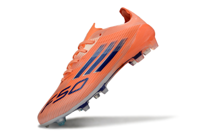 Unisex Adidas F50 Elite FG Firm Ground Low-Tops Football Boots - Red/Blue/Silver
