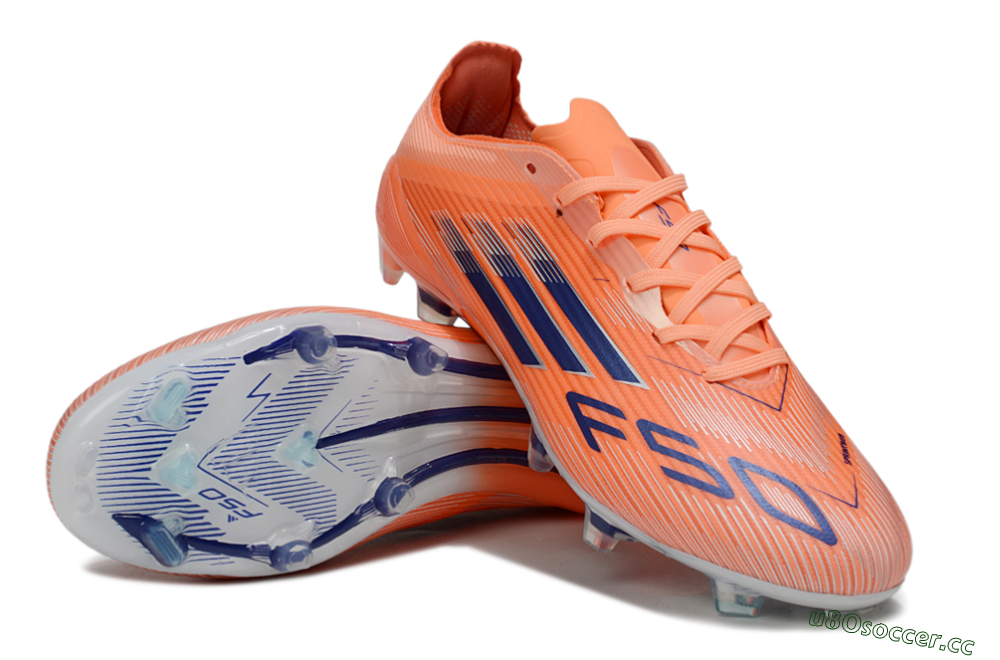 Unisex Adidas F50 Elite FG Firm Ground Low-Tops Football Boots - Red/Blue/Silver 4