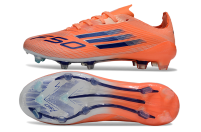 Unisex Adidas F50 Elite FG Firm Ground Low-Tops Football Boots - Red/Blue/Silver