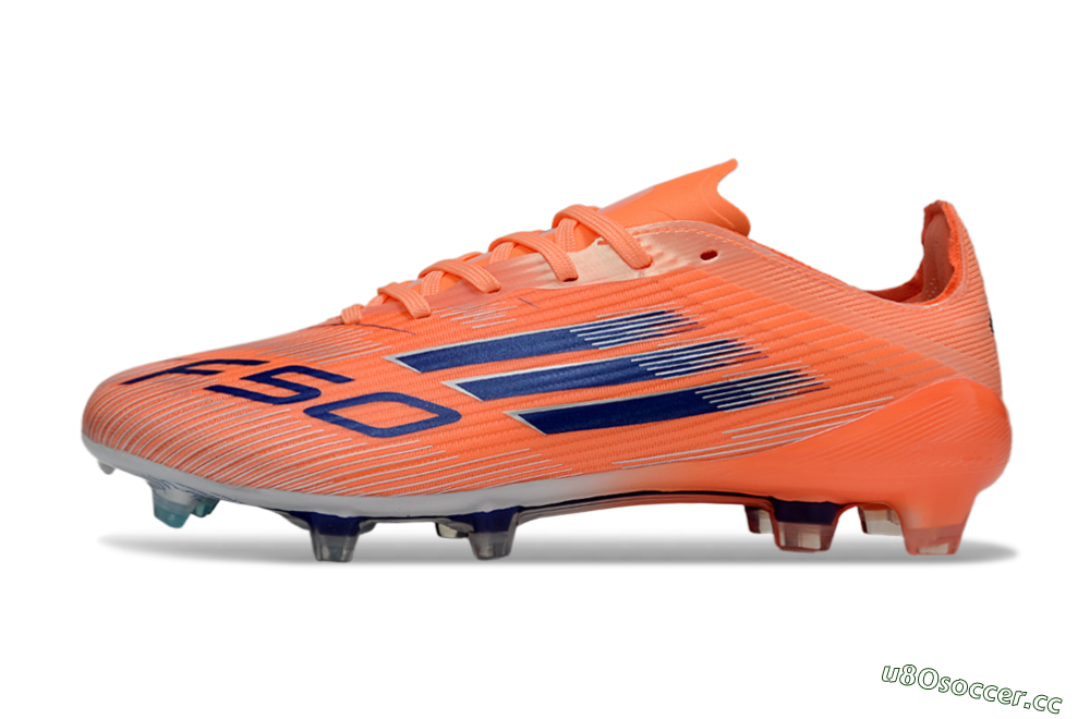 Unisex Adidas F50 Elite FG Firm Ground Low-Tops Football Boots - Red/Blue/Silver 0