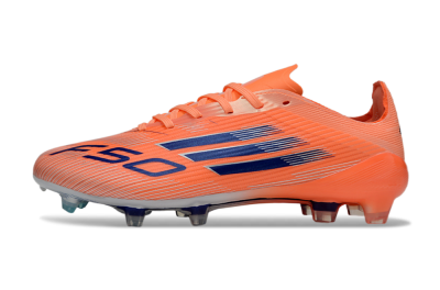 Unisex Adidas F50 Elite FG Firm Ground Low-Tops Football Boots - Red/Blue/Silver