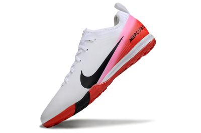 Unisex Nike Air Zoom Mercurial Vapor 16 Pro TF Artificial Turf Low-Tops Football Shoes - White/Black/Red