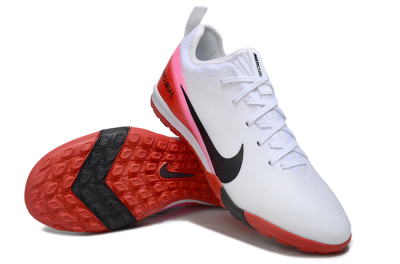 Unisex Nike Air Zoom Mercurial Vapor 16 Pro TF Artificial Turf Low-Tops Football Shoes - White/Black/Red