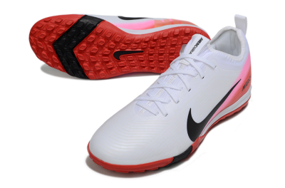 Unisex Nike Air Zoom Mercurial Vapor 16 Pro TF Artificial Turf Low-Tops Football Shoes - White/Black/Red