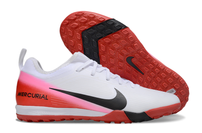 Unisex Nike Air Zoom Mercurial Vapor 16 Pro TF Artificial Turf Low-Tops Football Shoes - White/Black/Red