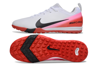 Unisex Nike Air Zoom Mercurial Vapor 16 Pro TF Artificial Turf Low-Tops Football Shoes - White/Black/Red