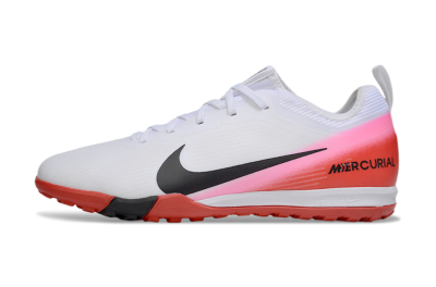 Unisex Nike Air Zoom Mercurial Vapor 16 Pro TF Artificial Turf Low-Tops Football Shoes - White/Black/Red