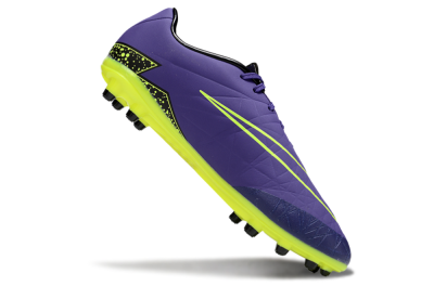 Men's Nike Hypervenom Phantom FG Firm Ground Low-Tops Football Boots - Purple/Black/Yellow