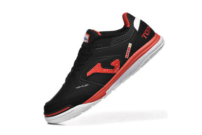 Men's Joma Top Flex IC Indoor & Futsal Low-Tops Football Shoes - Black/Red/White