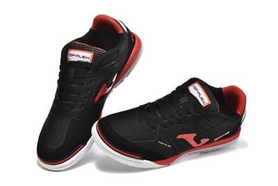 Men's Joma Top Flex IC Indoor & Futsal Low-Tops Football Shoes - Black/Red/White