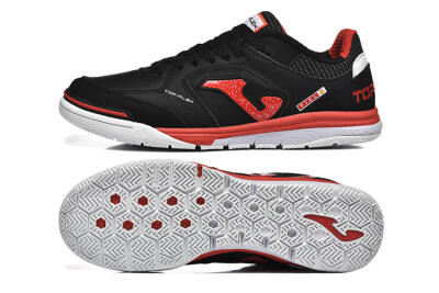 Men's Joma Top Flex IC Indoor & Futsal Low-Tops Football Shoes - Black/Red/White