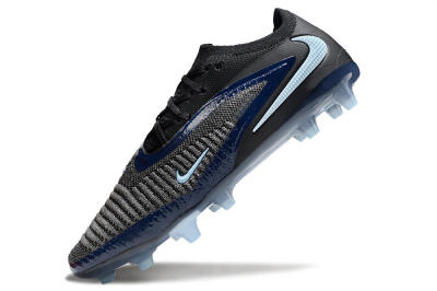 Unisex Nike Phantom 6 Elite Low FG Firm Ground Low-Tops Football Boots - Black/Jade