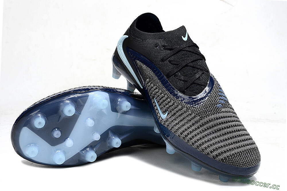 Unisex Nike Phantom 6 Elite Low FG Firm Ground Low-Tops Football Boots - Black/Jade 3