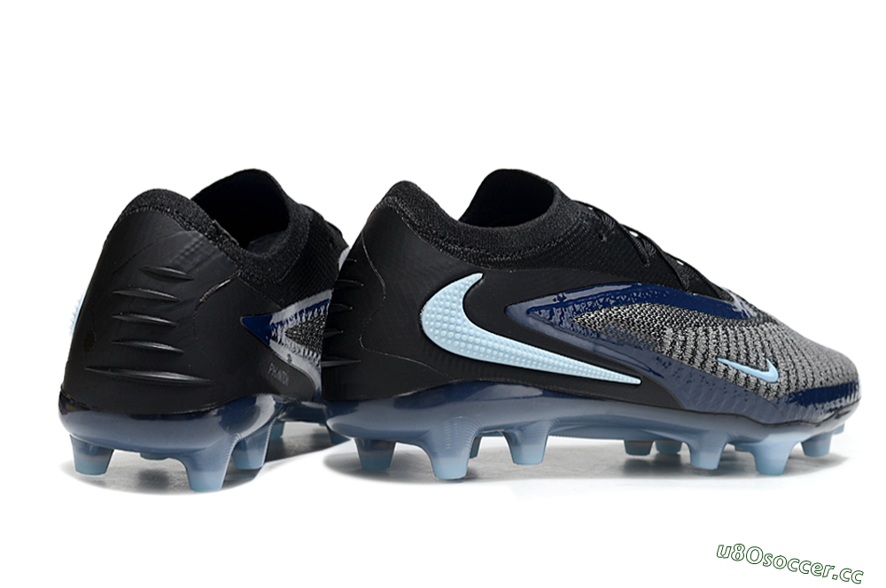 Unisex Nike Phantom 6 Elite Low FG Firm Ground Low-Tops Football Boots - Black/Jade 6