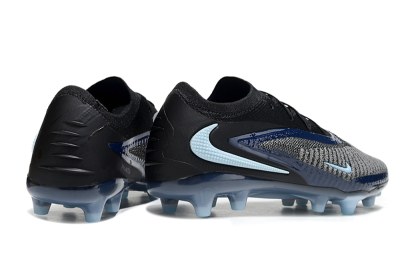 Unisex Nike Phantom 6 Elite Low FG Firm Ground Low-Tops Football Boots - Black/Jade
