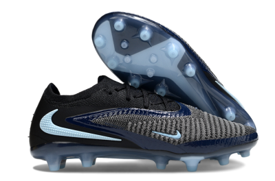 Unisex Nike Phantom 6 Elite Low FG Firm Ground Low-Tops Football Boots - Black/Jade