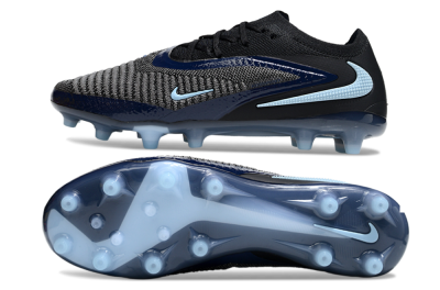 Unisex Nike Phantom 6 Elite Low FG Firm Ground Low-Tops Football Boots - Black/Jade
