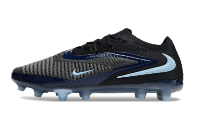 Unisex Nike Phantom 6 Elite Low FG Firm Ground Low-Tops Football Boots - Black/Jade