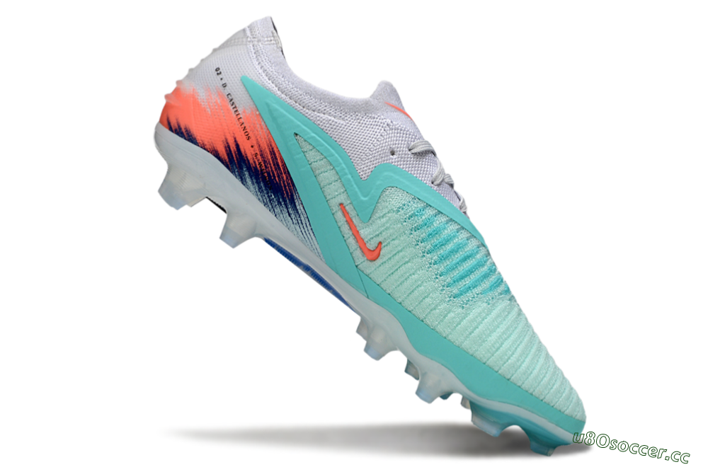 Unisex Nike Phantom 6 Elite Low FG Firm Ground Low-Tops Football Boots - Jade/Black/White 4