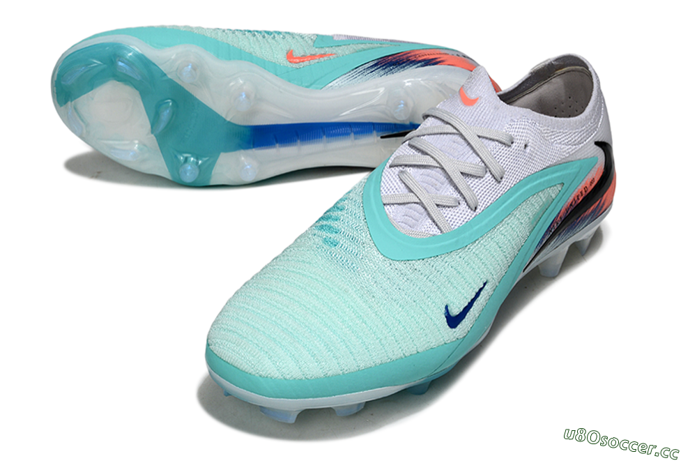 Unisex Nike Phantom 6 Elite Low FG Firm Ground Low-Tops Football Boots - Jade/Black/White 3