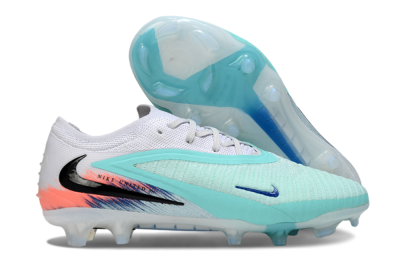 Unisex Nike Phantom 6 Elite Low FG Firm Ground Low-Tops Football Boots - Jade/Black/White
