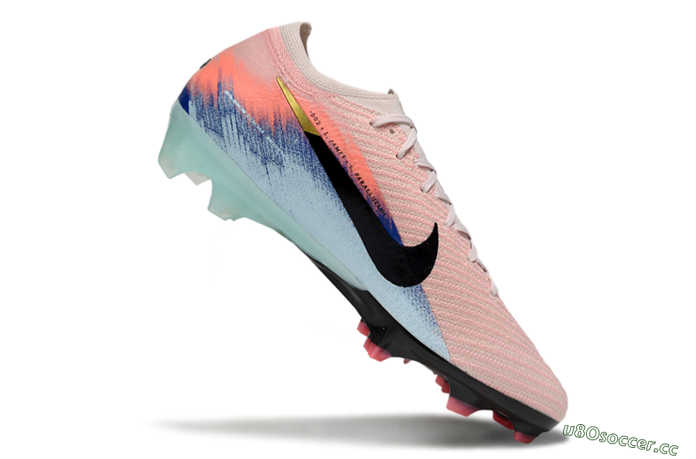 Unisex Nike Air Zoom Mercurial Vapor 16 Elite FG Firm Ground Low-Tops Football Boots - Pink/Black/Jade 4