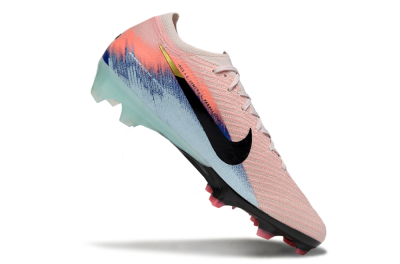 Unisex Nike Air Zoom Mercurial Vapor 16 Elite FG Firm Ground Low-Tops Football Boots - Pink/Black/Jade