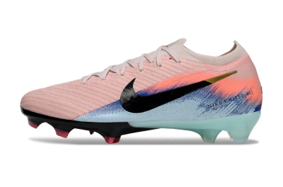 Unisex Nike Air Zoom Mercurial Vapor 16 Elite FG Firm Ground Low-Tops Football Boots - Pink/Black/Jade