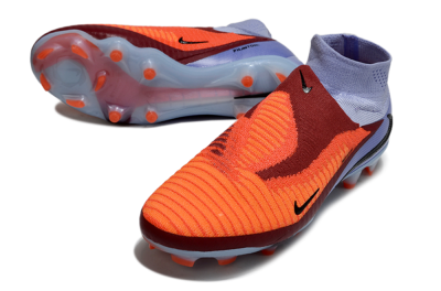 Unisex Nike Phantom 6 Elite FG Firm Ground High-Tops Football Boots - Red/Blue/Black