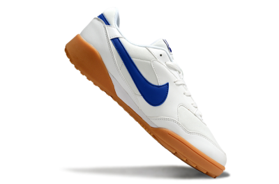 Unisex Nike Terra Manta TF Artificial Turf Low-Tops Football Shoes - White/Blue/Brown