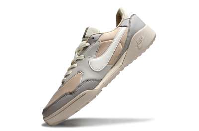 Unisex Nike Terra Manta TF Artificial Turf Low-Tops Football Shoes - Pink/Grey/White