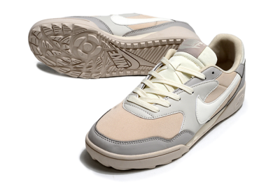 Unisex Nike Terra Manta TF Artificial Turf Low-Tops Football Shoes - Pink/Grey/White