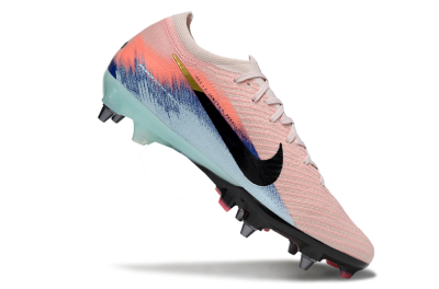 Unisex Nike Air Zoom Mercurial Vapor 16 Elite SG Soft Ground Low-Tops Football Boots - Pink/Black/Jade