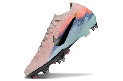 Unisex Nike Air Zoom Mercurial Vapor 16 Elite SG Soft Ground Low-Tops Football Boots - Pink/Black/Jade