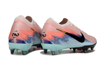 Unisex Nike Air Zoom Mercurial Vapor 16 Elite SG Soft Ground Low-Tops Football Boots - Pink/Black/Jade