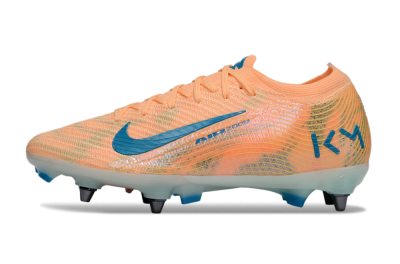 Men's Nike Air Zoom Mercurial Vapor 16 Elite SG Soft Ground Low-Tops Football Boots - Pink/Blue/Yellow