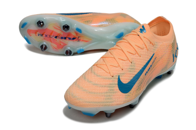 Men's Nike Air Zoom Mercurial Vapor 16 Elite SG Soft Ground Low-Tops Football Boots - Pink/Blue/Yellow
