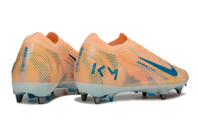 Men's Nike Air Zoom Mercurial Vapor 16 Elite SG Soft Ground Low-Tops Football Boots - Pink/Blue/Yellow