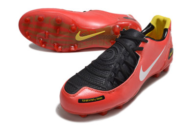Men's Nike Air Zoom Total 90 Laser FG Firm Ground Low-Tops Football Boots - Red/White/Black